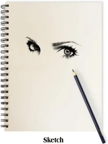 Miniatura 5 de SAYEEC SAEEC - Cuaderno de bocetos de 8.2 x 11.4 pulgadas, 80 páginas en blanco, 40 hojas duraderas sin ácidos, bloc de dibujo de artista, cuaderno