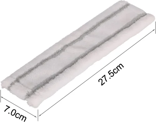 Miniatura 5 de 2 unids microfibra fregona paños pad para Karcher wv1 wv50 wv75 ventana limpieza robot accesorios