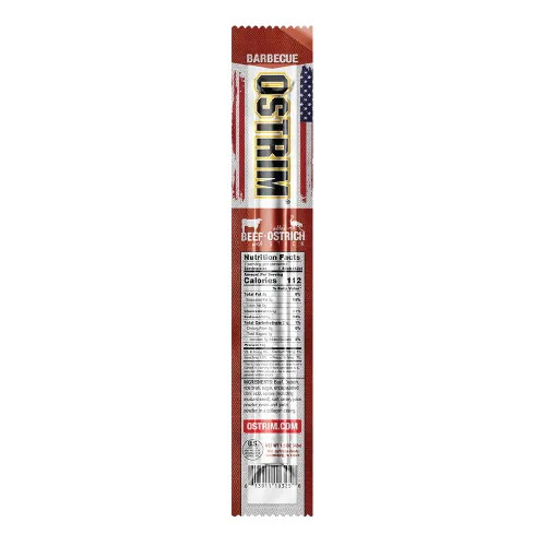 Miniatura 4 de Ostrim Palitos de carne seca de res y avestruz, sabor a barbacoa, 1.5 onzas (paquete de 10)