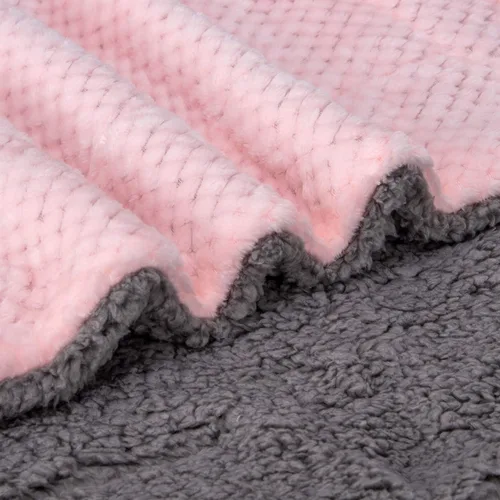 Miniatura 3 de Manta mullida o manta mullida para bebé niña o niño, suave y cálida y acogedora manta de vellón coral para bebé, bebé o recién nacido, manta