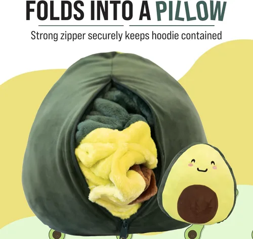 Miniatura 3 de Plushible Manta con Capucha Portátil, Sudadera con Capucha de Gran Tamaño de 2 en 1, Bolsillo de Manga Larga, Regalo Acogedor para las Fiestas, Palta