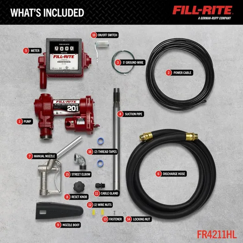 Miniatura 3 de Fill-Rite Bombas de Transferencia de Combustible de 12V y 20 GPM (Serie 4200)