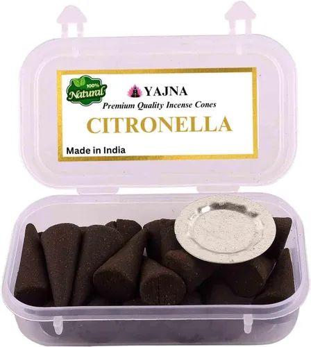 Miniatura 11 de Yajna Conos de incienso de olíbano y mirra 100% naturales hechos a mano sumergidos a mano orgánicos sin productos químicos para purificación
