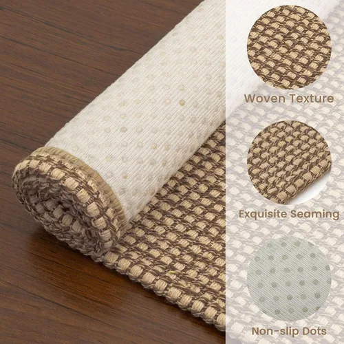 Miniatura 6 de EARTHALL Alfombra de pasillo 3x14 pies, alfombras lavables extra largas para pasillos, tejidas, antideslizante, alfombra trenzada para entrada