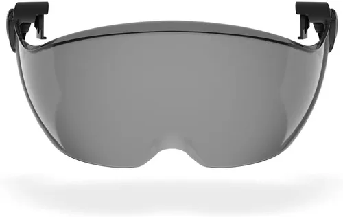 Defender Safety Visera H2, clasificación ANSI Z87+, antivaho y antiarañazos tintado/opciones transparentes, Teñido
