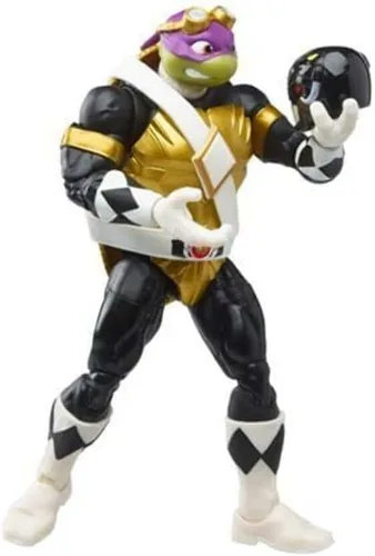 Miniatura 5 de Power Rangers X TMNT - Figuras de soldado de pie y guardabosques rojos