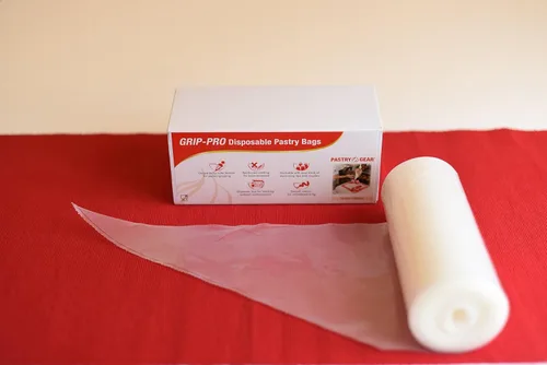 Miniatura 7 de PastryGear Grip-Pro - Bolsas desechables antideslizantes ultra gruesas de 21 pulgadas con dispensador de pasteles, decoración y tuberías