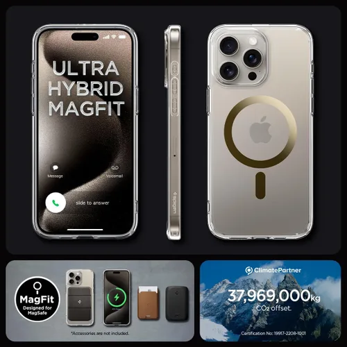 Miniatura 169 de Spigen Funda para iPhone 13 Mini, ultra híbrida MagFit [antiamarilleo] [compatible con Magsafe] - Transparente