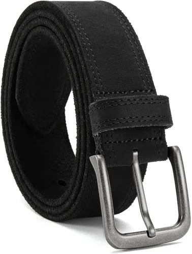 Miniatura 8 de CHAOREN Cinturón de cuero de grano completo para hombre, cinturones de trabajo para hombres, resistentes, uso diario para pantalones de mezclilla