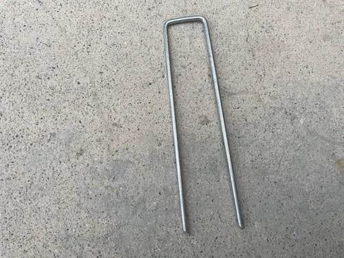 Miniatura 4 de Sandbaggy Grapas de césped para jardines de 6 pulgadas (acero galvanizado de calibre 9) ~ Ideal para suelos duros - 20% más grueso que