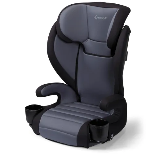 Safety 1st Grow and Go - Asiento de coche booster 2 en 1 con ComfortWings, se convierte de respaldo alto a sin respaldo, 48,3 cm de ancho, caben 3