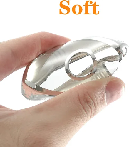 Miniatura 6 de Kirsnda Funda para llavero Mercedes Benz, con llavero, TPU suave para proteger la carcasa de la llave del automóvil, ajuste C E S G-Class, ect