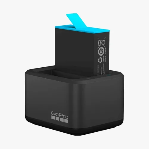 Miniatura 2 de GoPro Cargador de batería dual + batería (Hero9 Black) - Accesorio oficial (ADDBD-001)