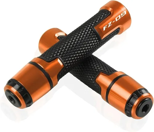 Miniatura 9 de Tapón para manillar de motocicleta, pomos antideslizantes para mango de scooter extremos de manillar de mano de 7/8 pulgadas, 0.866 in con logotipo