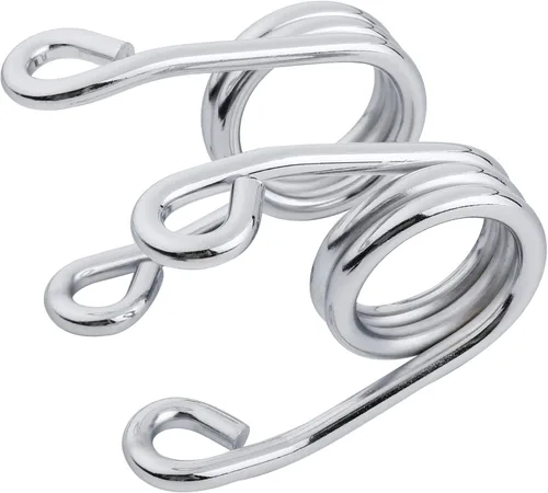 TCT-MOTORPARTS 2 "Chrome Scissor Torsion Solo Seat Springs para Harley Motocicleta Sportster XL Chopper Bobber Custom
