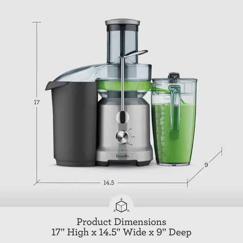 Miniatura 6 de Breville The Juice Fountain Exprimidor centrífugo frío, RM-BJE430SIL, plata (certificado remanufacturado)