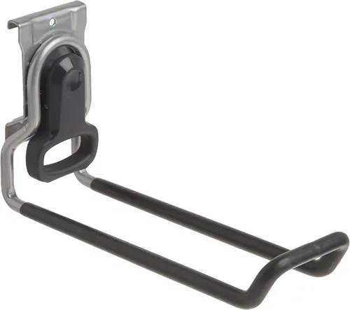 Miniatura 25 de Rubbermaid FastTrack - Organizador de garaje multiusos, capacidad de 50 libras, sistema de almacenamiento montado en la pared de níquel satinado