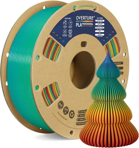 Miniatura 20 de Overture PLA Plus (PLA+) Filamento de 1/16 pulgadas, dureza mejorada con rollo PLA, con superficie de construcción 3D de 7.87 × 7.87 pulgadas, PLA