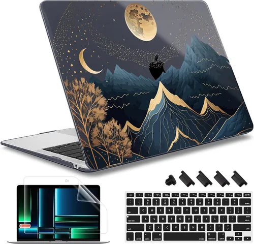 Miniatura 14 de May Chen Funda compatible con MacBook Air de 13 pulgadas (modelos A1369 y A1466, versión anterior 2010-2017), carcasa rígida de plástico