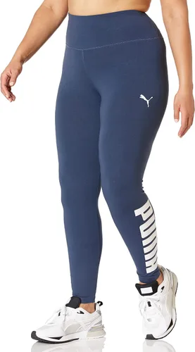 PUMA Leggings deportivos con logotipo para mujer (disponibles en tallas grandes), Verde