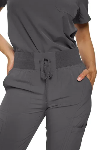 Miniatura 5 de Pantalones quirúrgicos acanalados para mujer