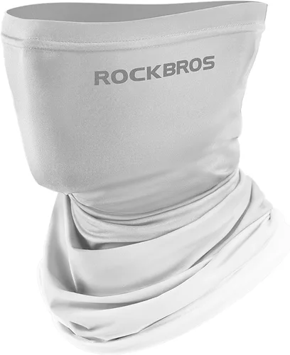 Miniatura 9 de ROCKBROS Polaina refrescante para el cuello, máscara facial, bufanda de pesca, cubierta facial para hombres y mujeres
