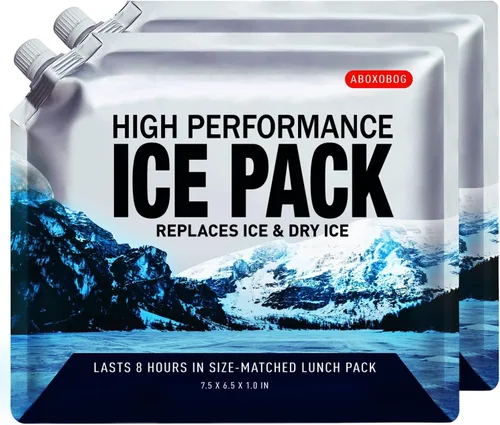 Bolsas de hielo reutilizables para enfriadores, paquetes de congelador de gel de larga duración para bolsas más frías, lonchera, bolsa enfriadora,