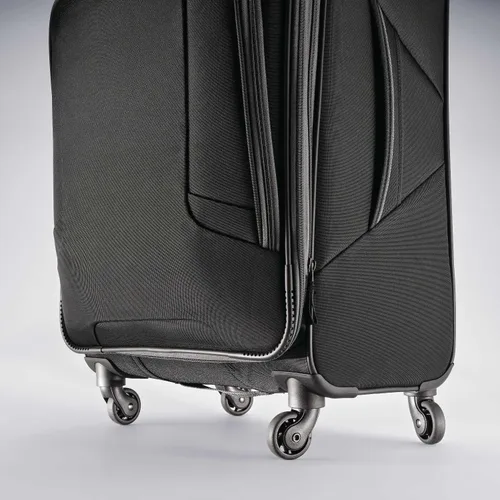 Miniatura 6 de American Tourister 4 Kix - Maleta con ruedas giratorias y partes laterales blandas, Negro Gris), 92450-1062