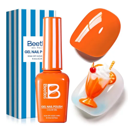 Miniatura 15 de Beetles - Lámpara de uñas LED UV, luz de uñas blanca caramelo con 3 temporizadores de 30/60/90 segundos y pantalla de cuenta regresiva para esmalte