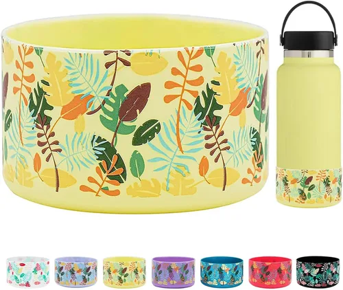 Miniatura 22 de HEYSKAY Funda Protectora de Silicona para Botella de Agua de Boca Ancha Hydro Flask de 32oz 40oz Protector de Base Inferior y Otras Botellas de Agua