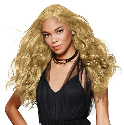 Miniatura 7 de Extensiones onduladas de 22 pulgadas color negro R1 – HairDo Hairpieces kit de 4 piezas con clip en Tru2Life pelo sintético fino resistente al