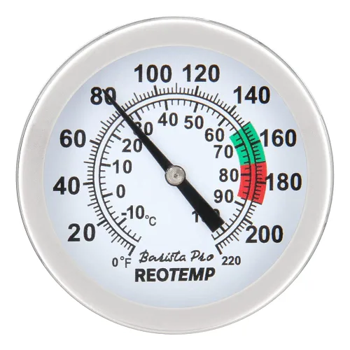 Miniatura 4 de Reotemp K83C1 Barista Pro Termómetro de café con espuma de leche (vástago de 5 pulgadas)