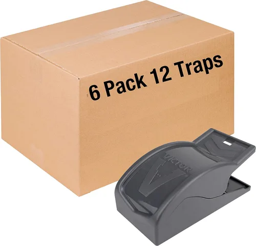 Miniatura 9 de Victor M070 - Trampa para ratones de eliminación rápida y limpia de roedores, fácil y segura, 2 trampas reutilizables para ratones
