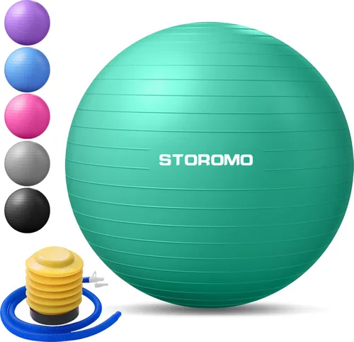 Miniatura 9 de Pelota de ejercicio de embarazo antiestallido, pelota de estabilidad de alta capacidad de peso para yoga, pilates y apoyo laboral, pelota de fitness