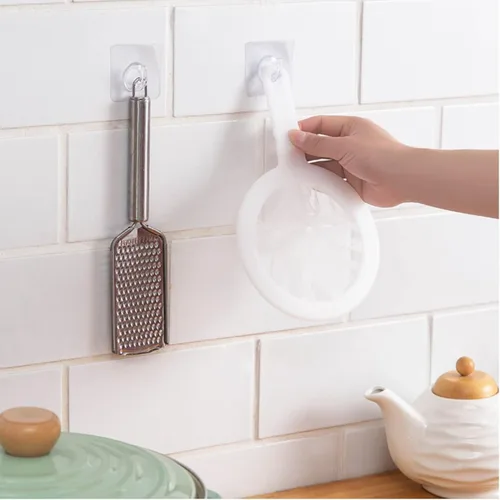 Miniatura 7 de Xeahung Coladores de plástico y coladores de malla fina, coladores de malla de nailon para cocina, colador de malla pequeño con asa, filtro
