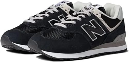 Miniatura 4 de New Balance - Tenis para mujer 574 Core, NegroBlanco, 7,5
