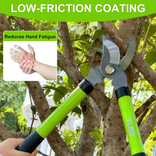 Miniatura 6 de Juego de tijeras de jardín con tijeras de podar y podadoras de derivación, cortadoras de jardín ligeras para jardinería en el patio trasero, poda