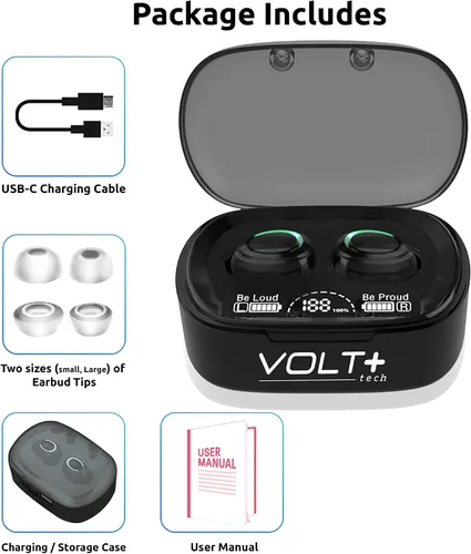 Miniatura 8 de Auriculares inalámbricos V5.3 PRO compatibles con Samsung Galaxy S20/FE/Ultra/S20+/5G/Fan Edition/Plus IPX3 Bluetooth Touch Negro