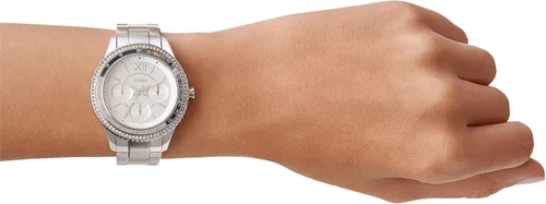 Miniatura 4 de Fossil Stella Sport - Reloj de cuarzo multifunción de acero inoxidable acentuado con cristal para mujer Stella ES5108 - Reloj multifunción de acero