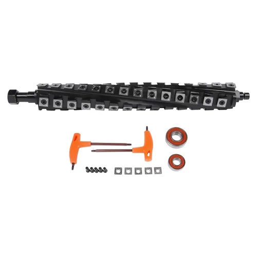 Miniatura 2 de Cabezal de corte helicoidal en espiral de 13 pulgadas para DeWalt DW735 DW735X Cepilladora Recta Cortadora Reducir Ruido Fácil Reemplazo