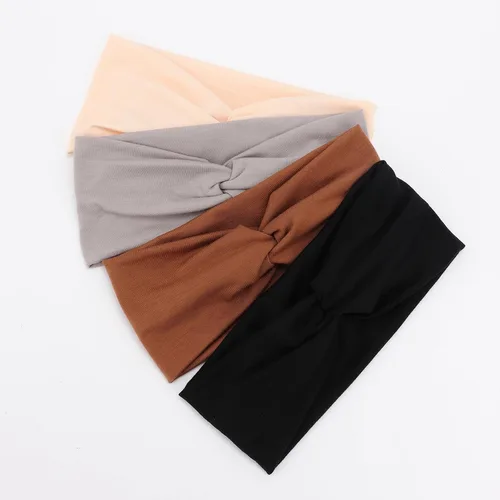 Miniatura 35 de DRESHOW Paquete de 8 diademas anudadas para mujer, con tiras cruzadas, antideslizantes, bohemias, trenzadas, accesorios para el cabello