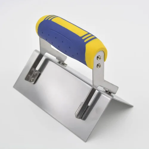 Miniatura 6 de Herramienta de esquina para paneles de yeso, bordeadora de hormigón, paleta de esquina externa de 6 x 2.5 pulgadas, herramienta profesional de acero
