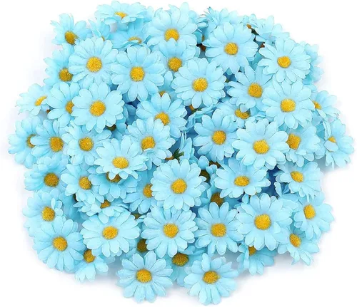 Miniatura 11 de 100 cabezas de girasol de seda de 1.969 in, 2 pulgadas, decoración de boda, corona de regalo, álbum de recortes, manualidades, fiesta, festival