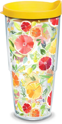 Miniatura 15 de Tervis Yao Cheng - Vaso aislado de doble pared hecho en Estados Unidos mantiene las bebidas frías y calientes, 16 onzas, clásico