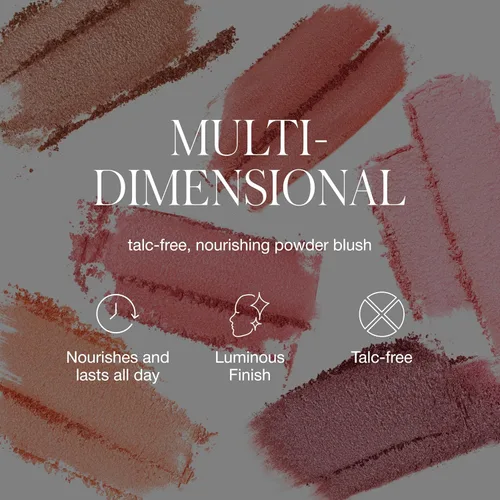 Miniatura 5 de RMS Beauty Redimension Hydra Powder Blush – Rubor en polvo mineral hidratante con color natural modulable, acabado ligero de larga duración, limpio