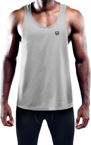 Miniatura 5 de NELEUS Men's 3 Pack Dry Fit Y-Back Muscle Tank Top