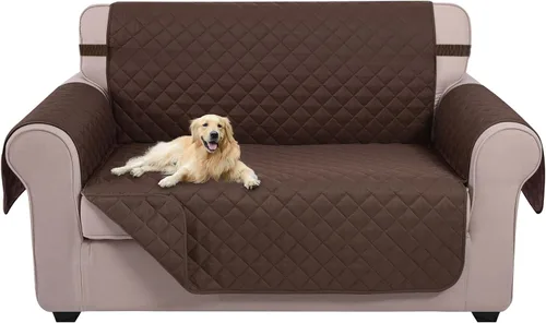 Miniatura 61 de U-NICE HOME Funda de sofá reversible para perros con correas elásticas, resistente al agua, protector de muebles para mascotas, funda de sofá