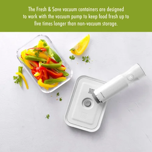 Miniatura 4 de ZWILLING Fresh & Save Recipiente hermético de vidrio para almacenamiento de alimentos, contenedor de preparación de comidas, tamaño mediano