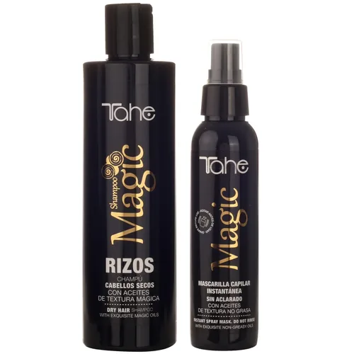 Miniatura 4 de Tahe Magic Pack - Champú para cabello seco 10.1 fl oz y mascarilla instantánea 4.2 fl oz - Para el cuidado del cabello seco