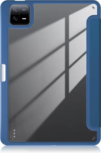 Miniatura 9 de Funda para Xiaomi Pad 6 de 11 pulgadas, carcasa rígida transparente para Xiaomi Pad6 Pro 2023, con encendido y apagado automático, azul oscuro